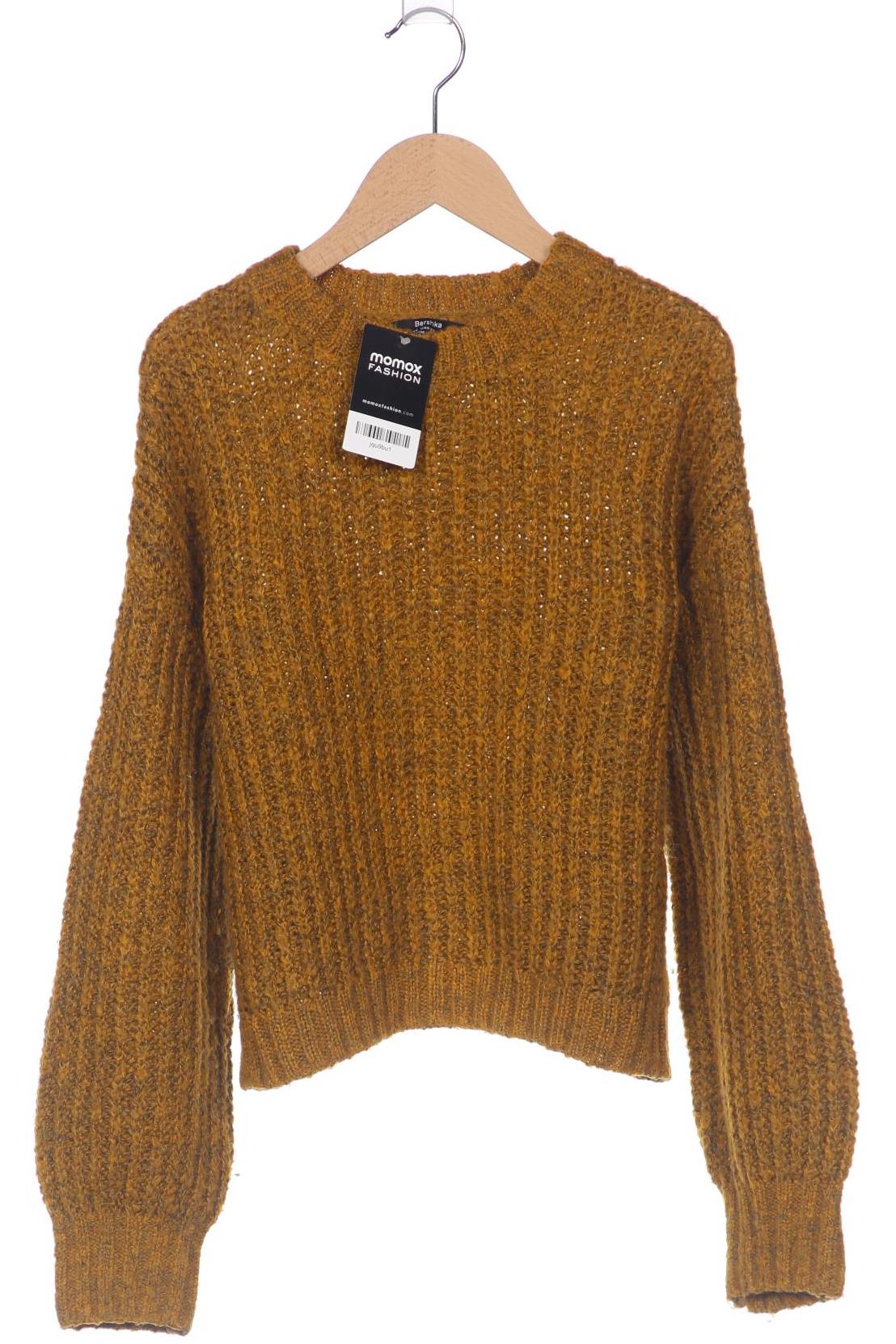 

bershka Damen Pullover, orange, Gr. 34