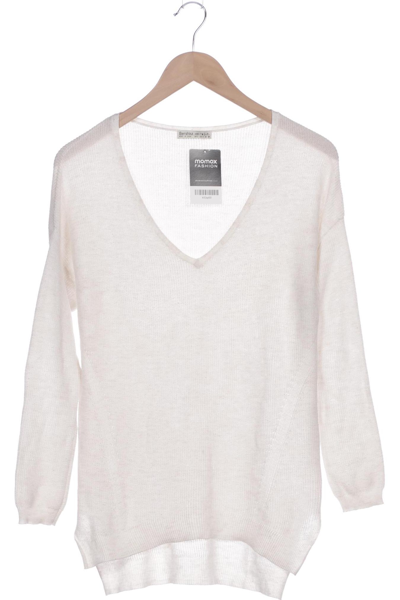 

bershka Damen Pullover, beige, Gr. 36