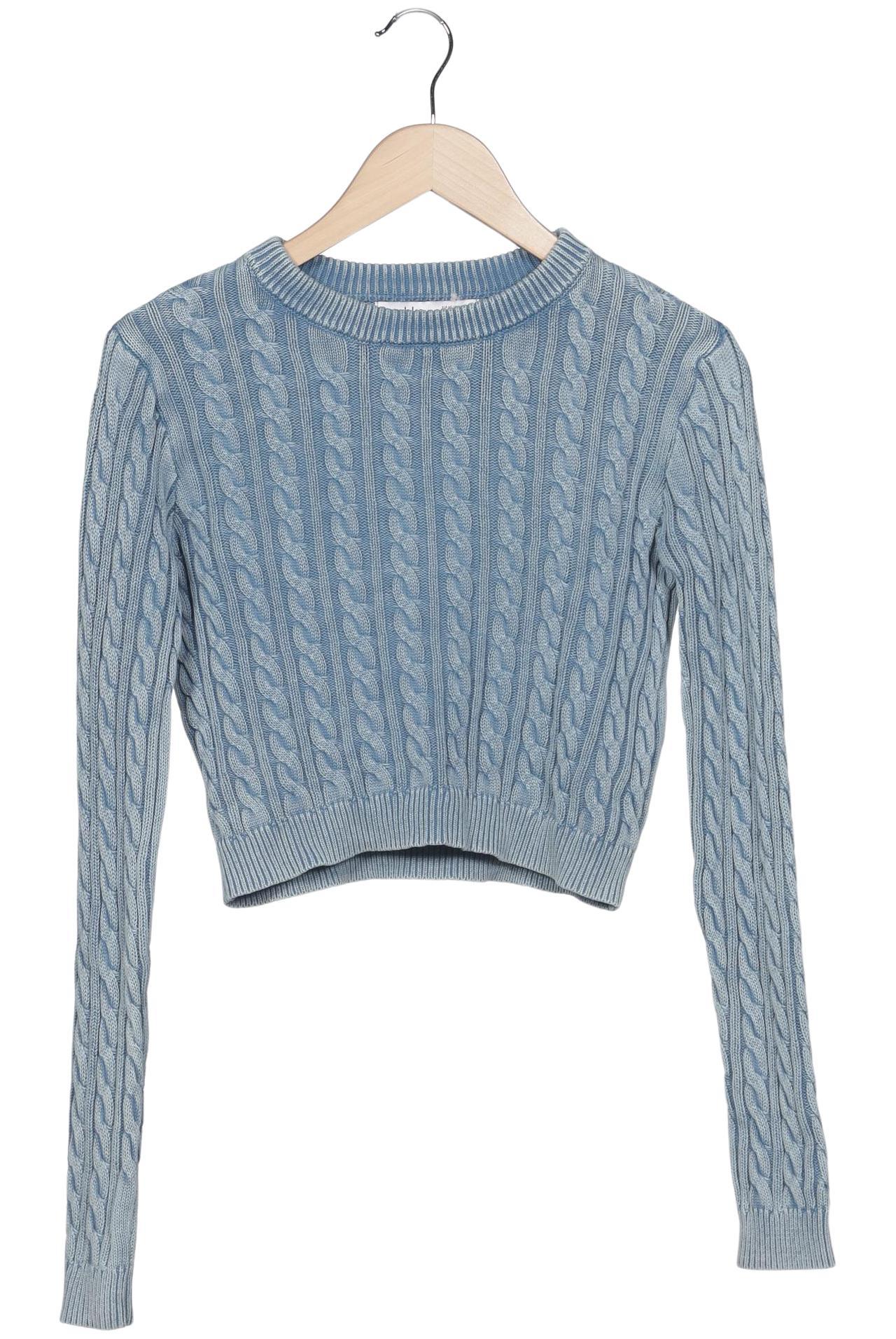 

bershka Damen Pullover, hellblau, Gr. 34