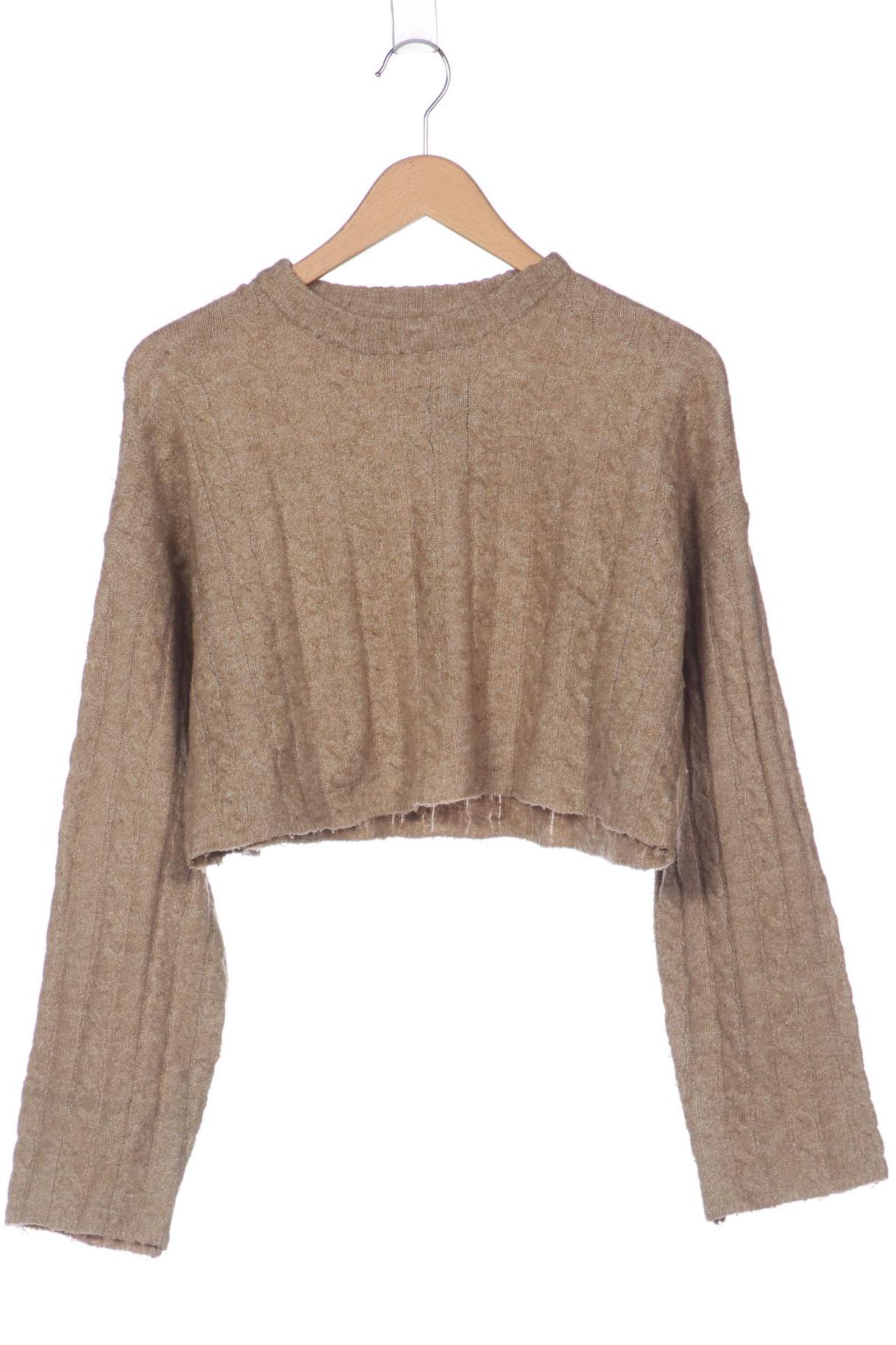 

bershka Damen Pullover, beige, Gr. 36