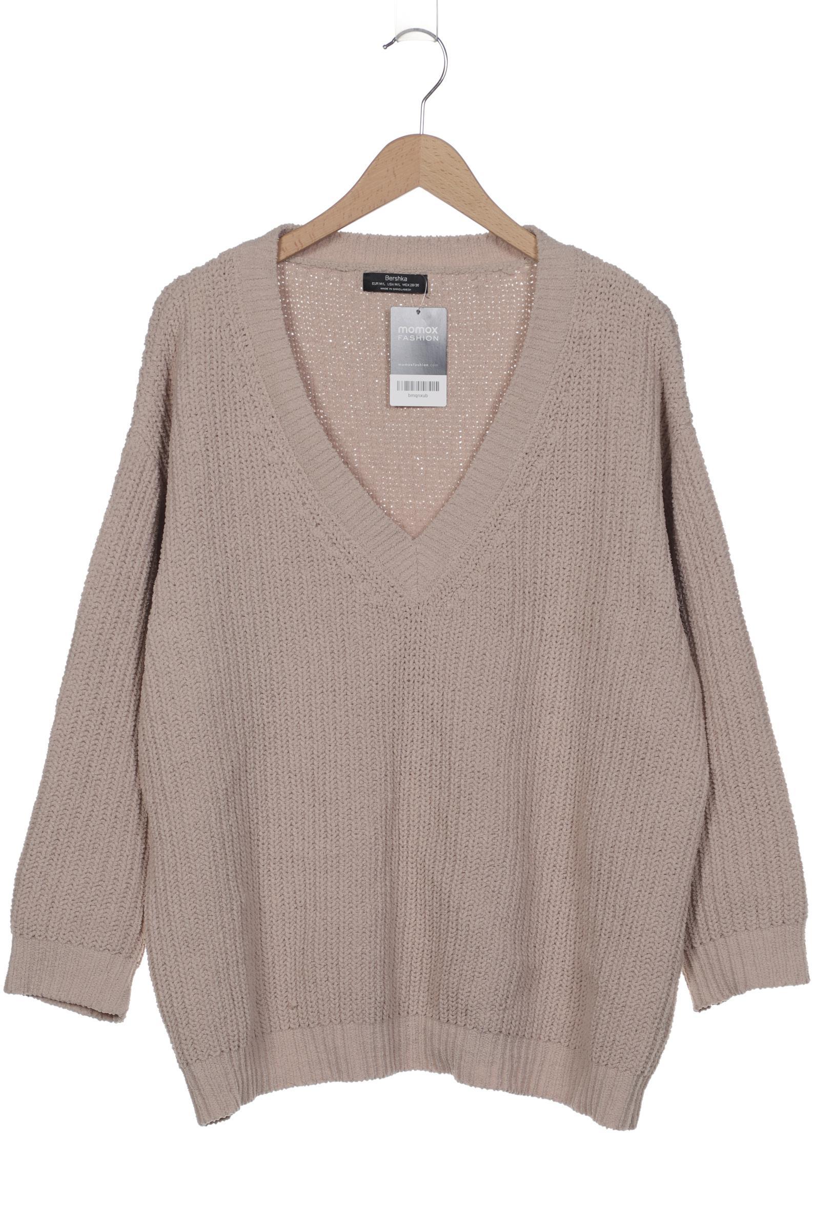 

bershka Damen Pullover, beige, Gr. 38