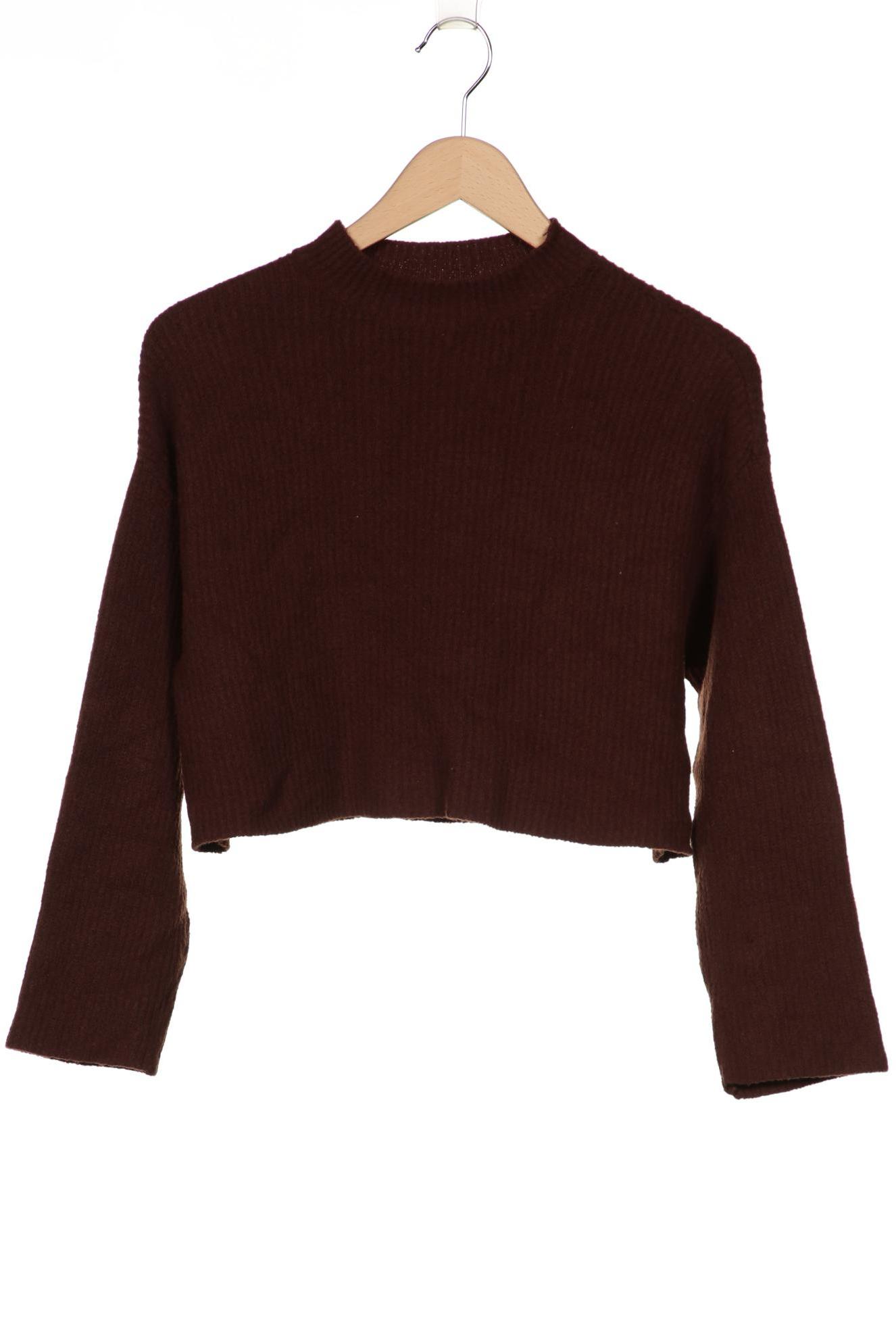 

bershka Damen Pullover, braun, Gr. 38