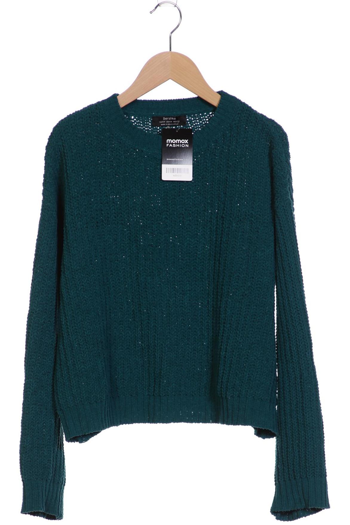 

bershka Damen Pullover, türkis, Gr. 38