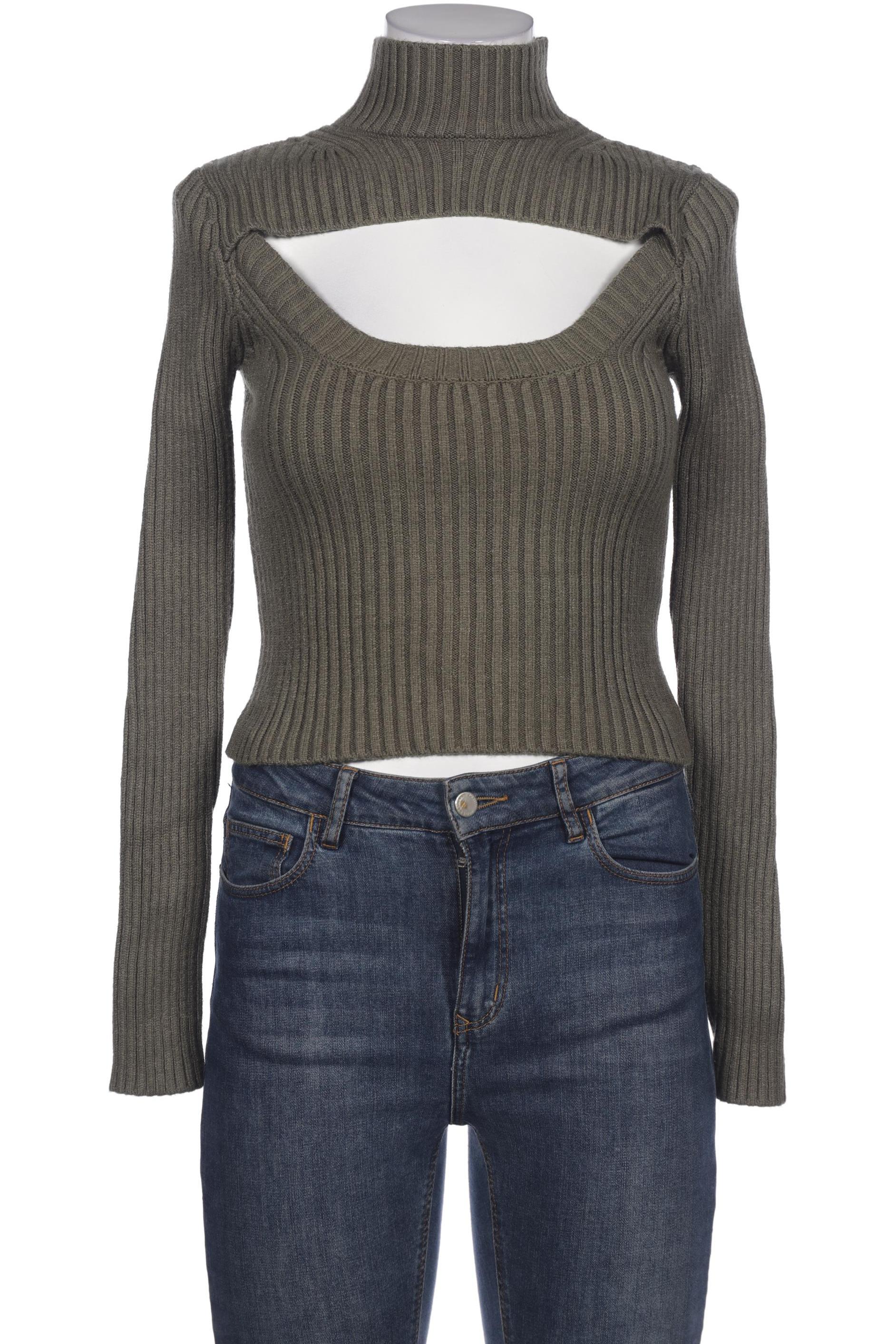 

bershka Damen Pullover, grün, Gr. 38