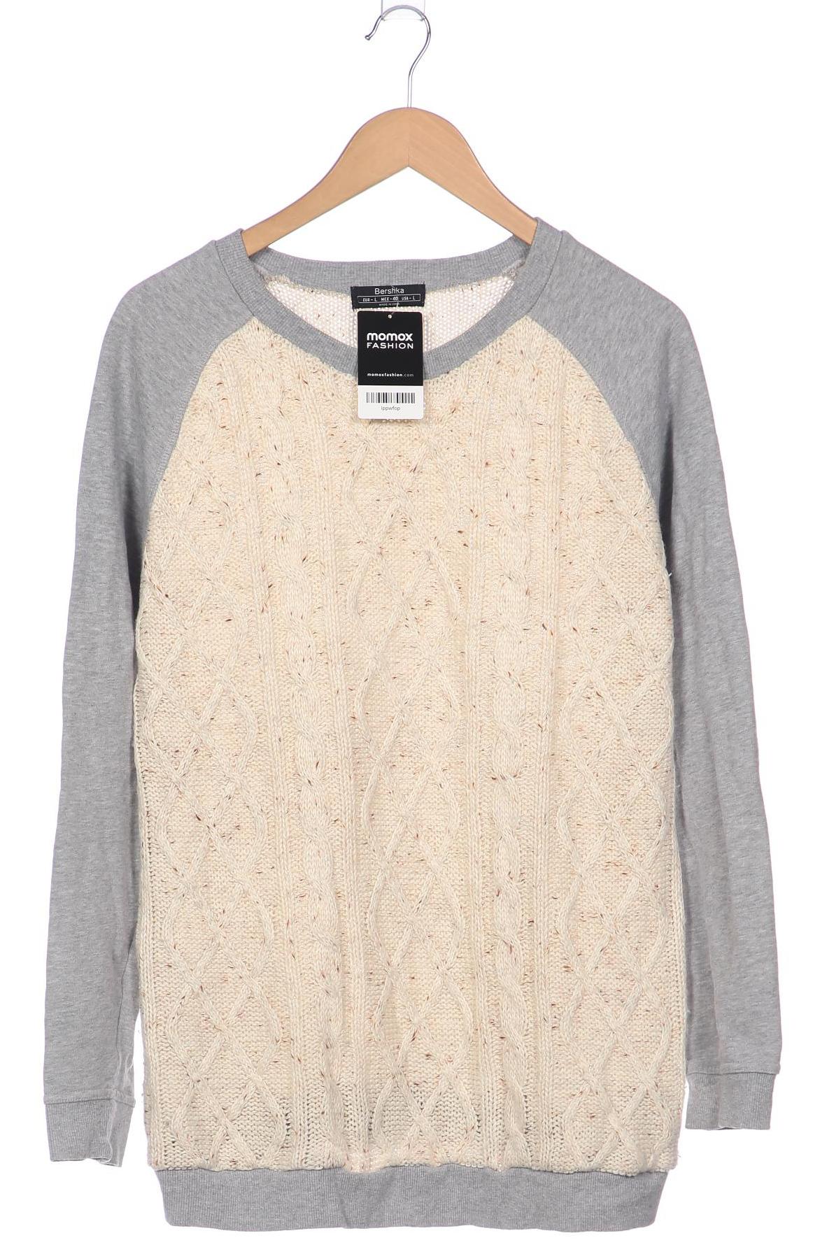 

bershka Damen Pullover, grau, Gr. 42
