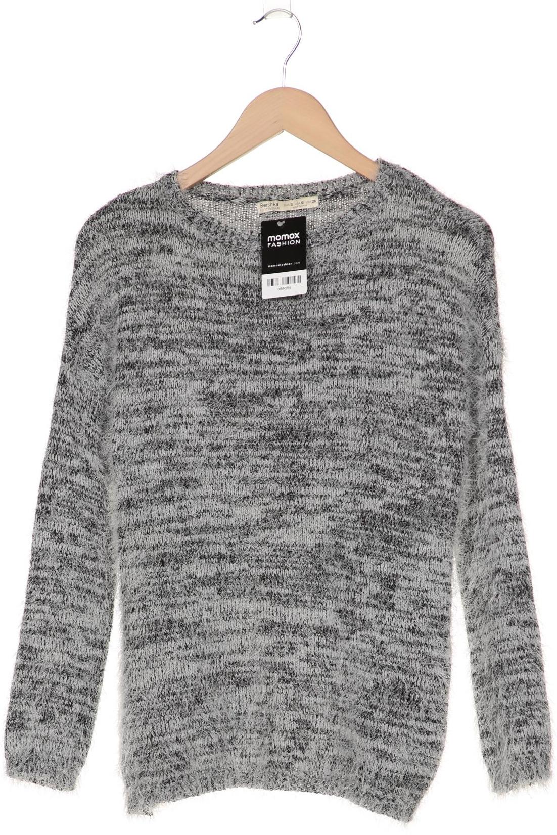 

bershka Damen Pullover, grau