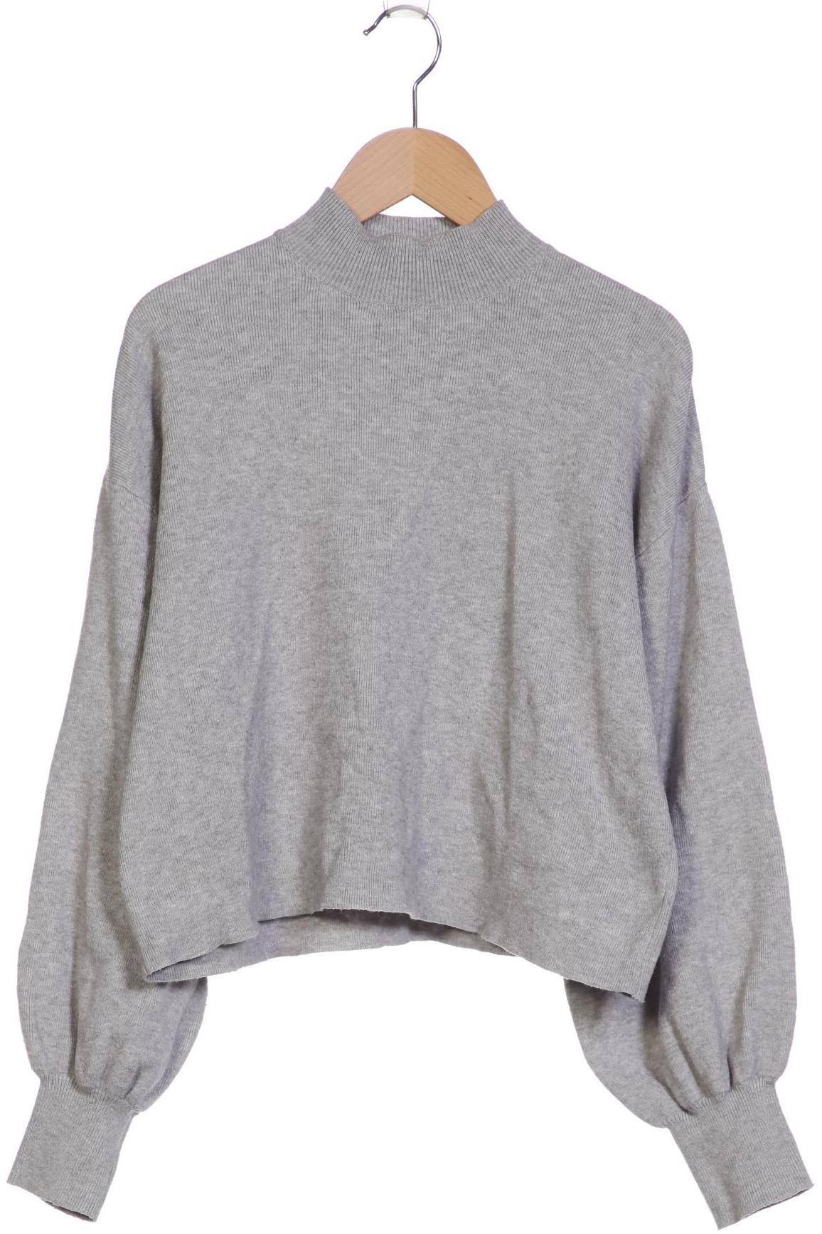 

bershka Damen Pullover, grau, Gr. 34