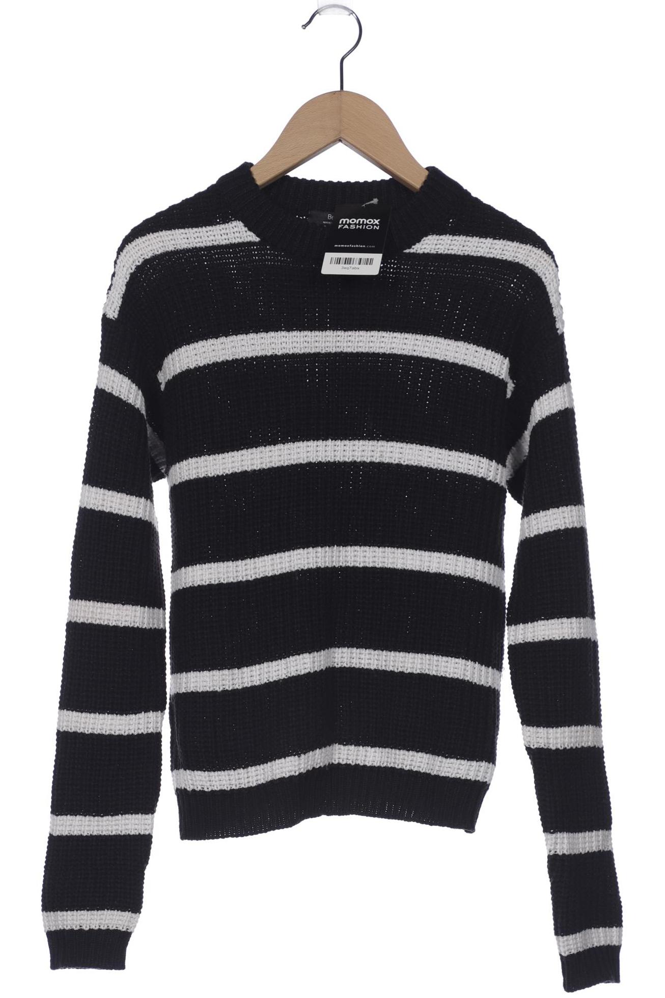 

bershka Damen Pullover, schwarz, Gr. 34