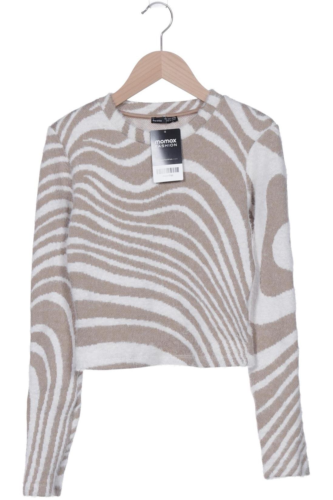 

bershka Damen Pullover, beige, Gr. 38