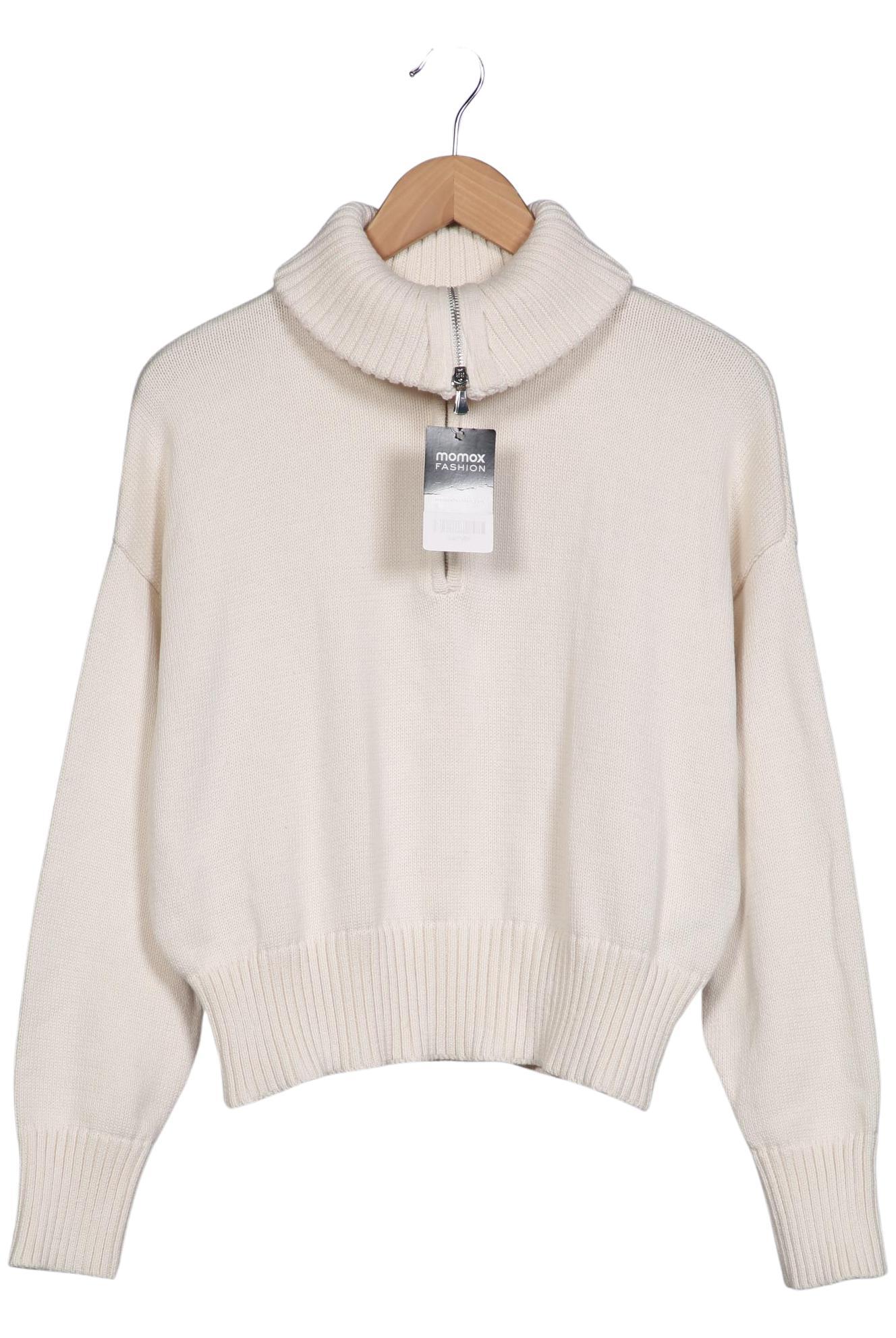 

bershka Damen Pullover, cremeweiß, Gr. 42