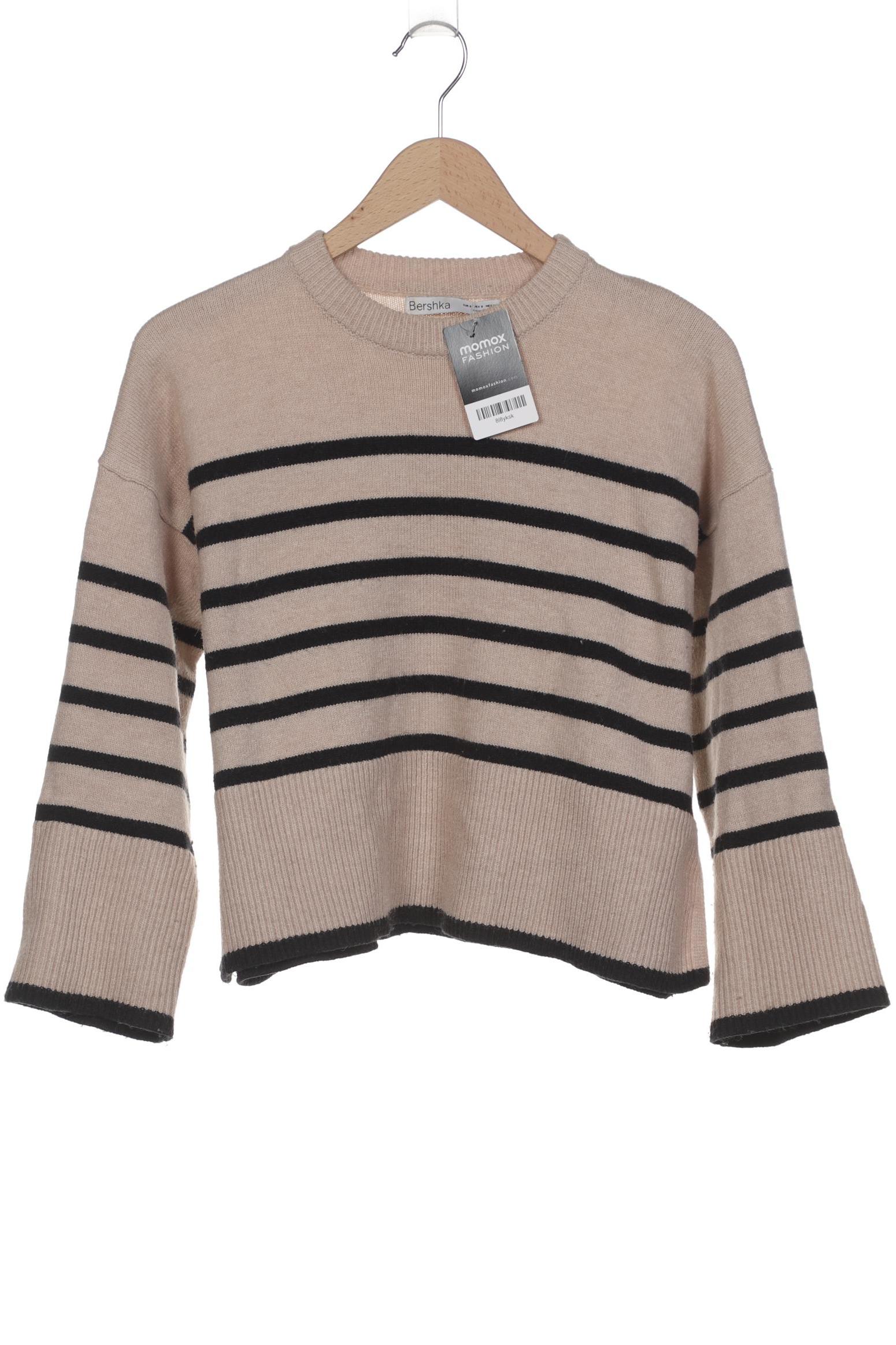 

bershka Damen Pullover, beige, Gr. 36