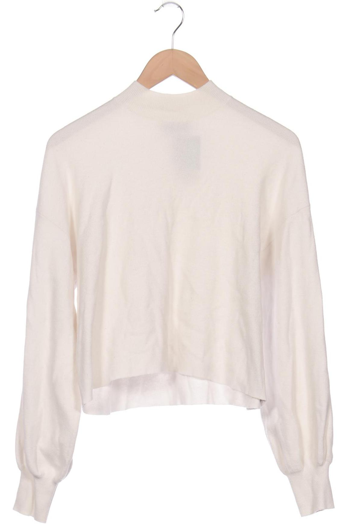 

bershka Damen Pullover, weiß, Gr. 36