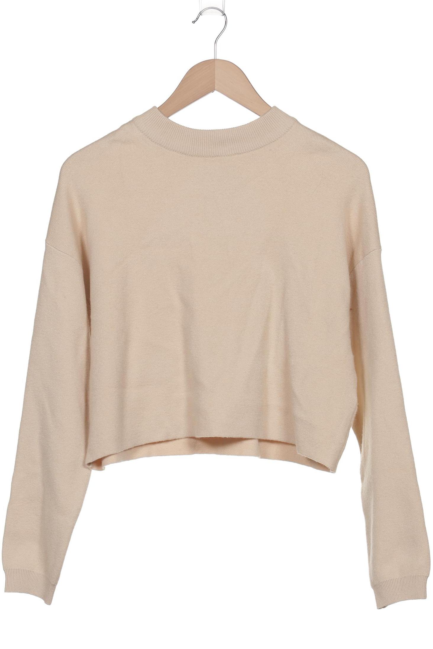 

bershka Damen Pullover, beige, Gr. 38