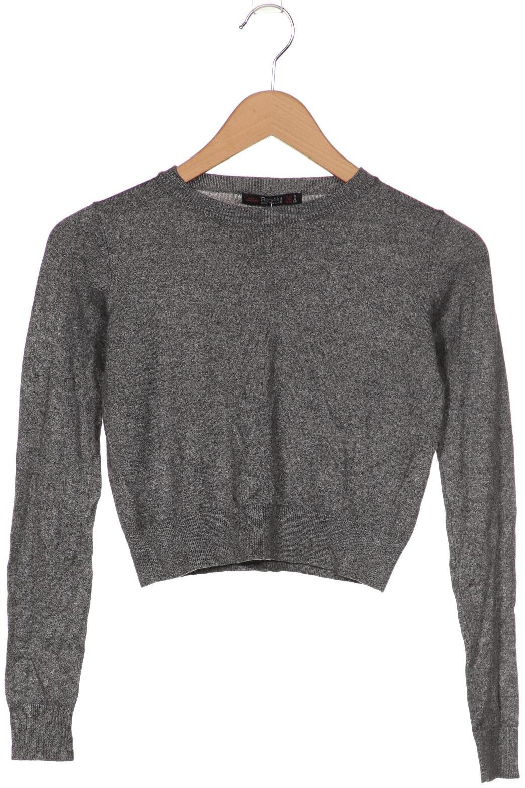 

bershka Damen Pullover, grau