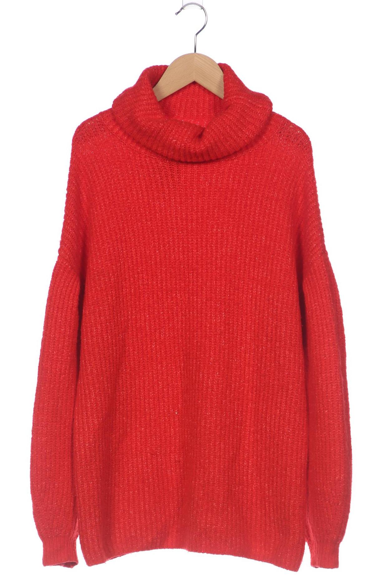 

bershka Damen Pullover, rot, Gr. 34