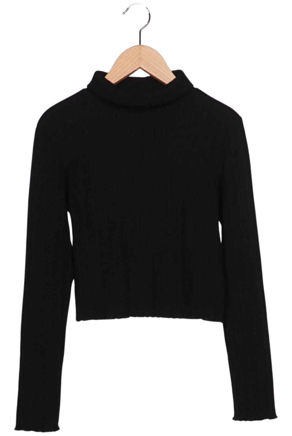 

bershka Damen Pullover, schwarz, Gr. 36