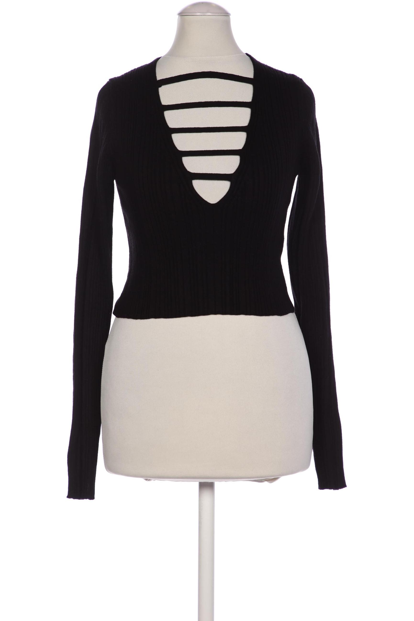 

bershka Damen Pullover, schwarz, Gr. 34