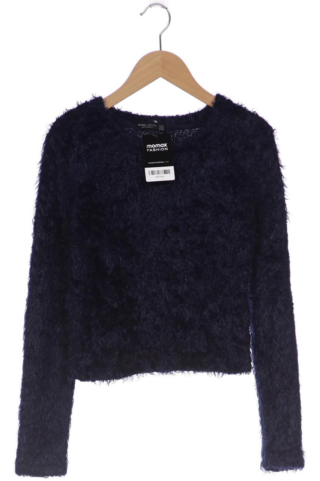 

bershka Damen Pullover, marineblau