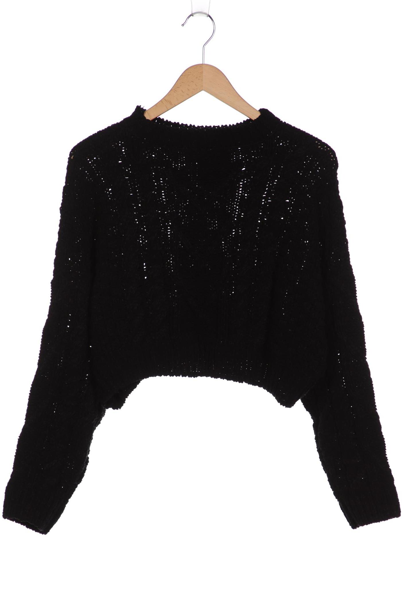 

bershka Damen Pullover, schwarz, Gr. 34