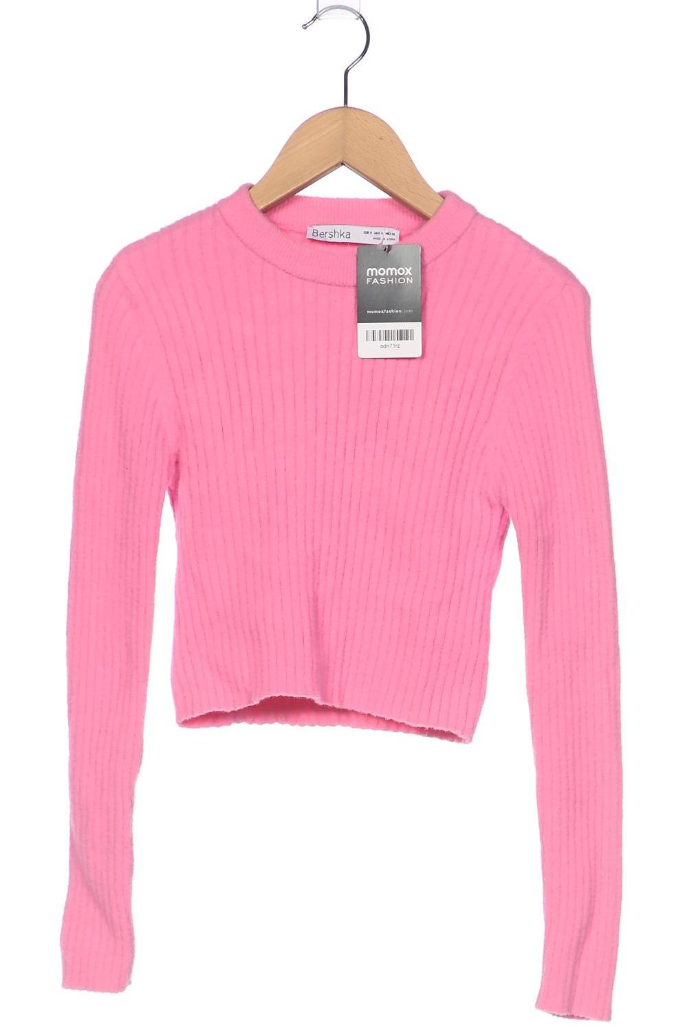 

bershka Damen Pullover, pink, Gr. 36