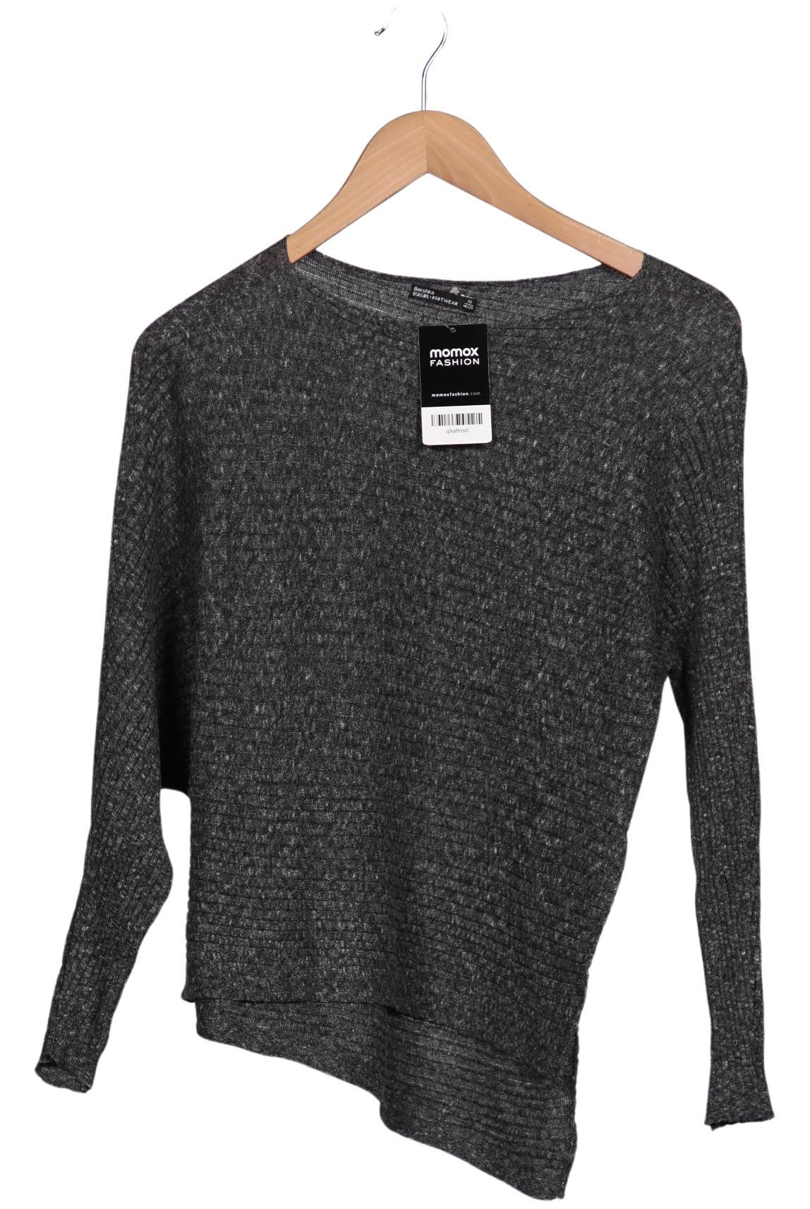 

bershka Damen Pullover, grau, Gr. 34