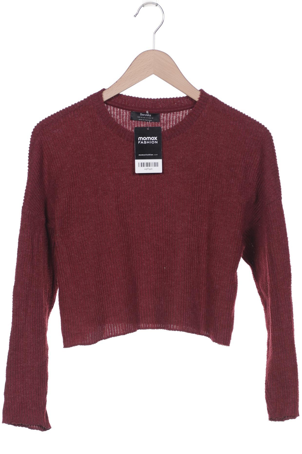 

bershka Damen Pullover, bordeaux