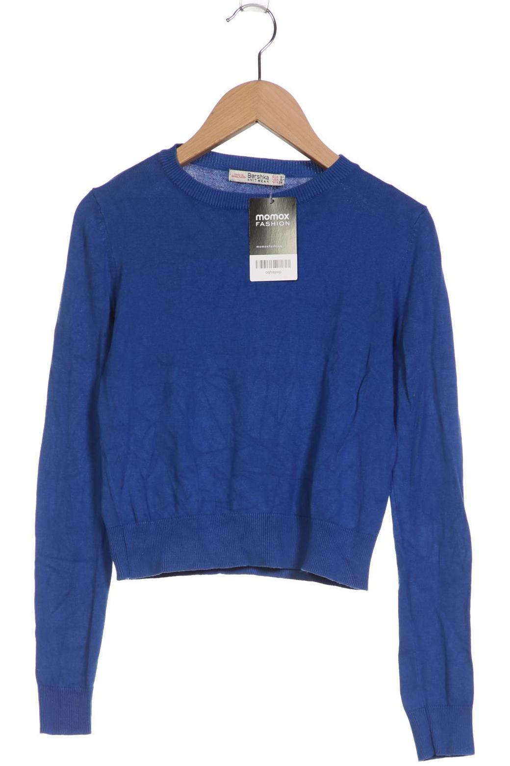 

bershka Damen Pullover, blau, Gr. 36