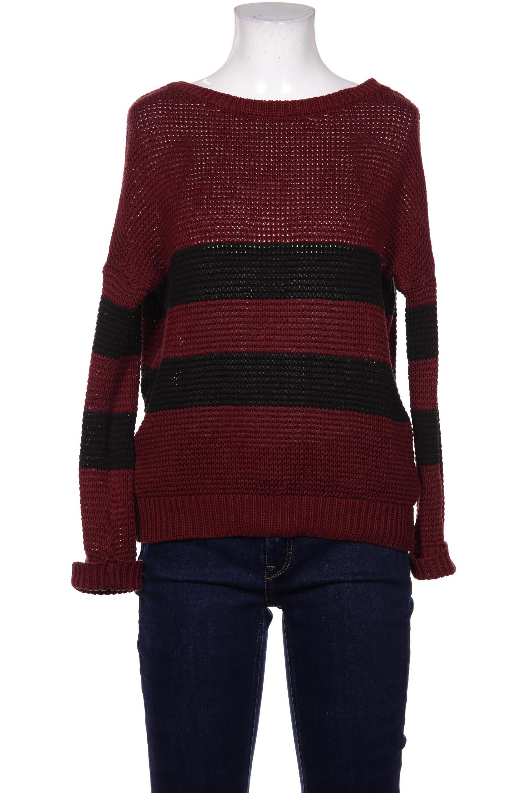

bershka Damen Pullover, bordeaux, Gr. 36