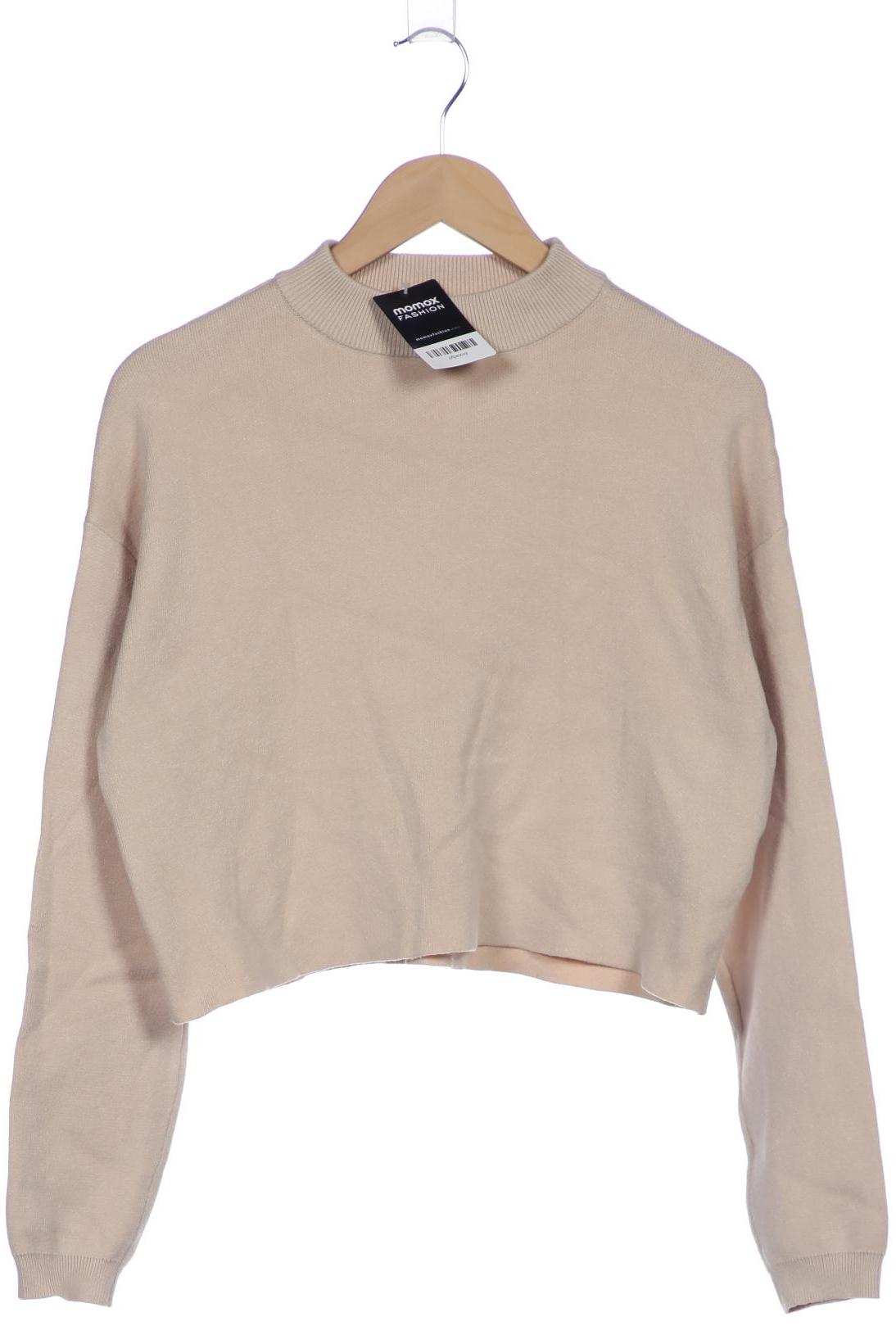 

bershka Damen Pullover, beige, Gr. 38