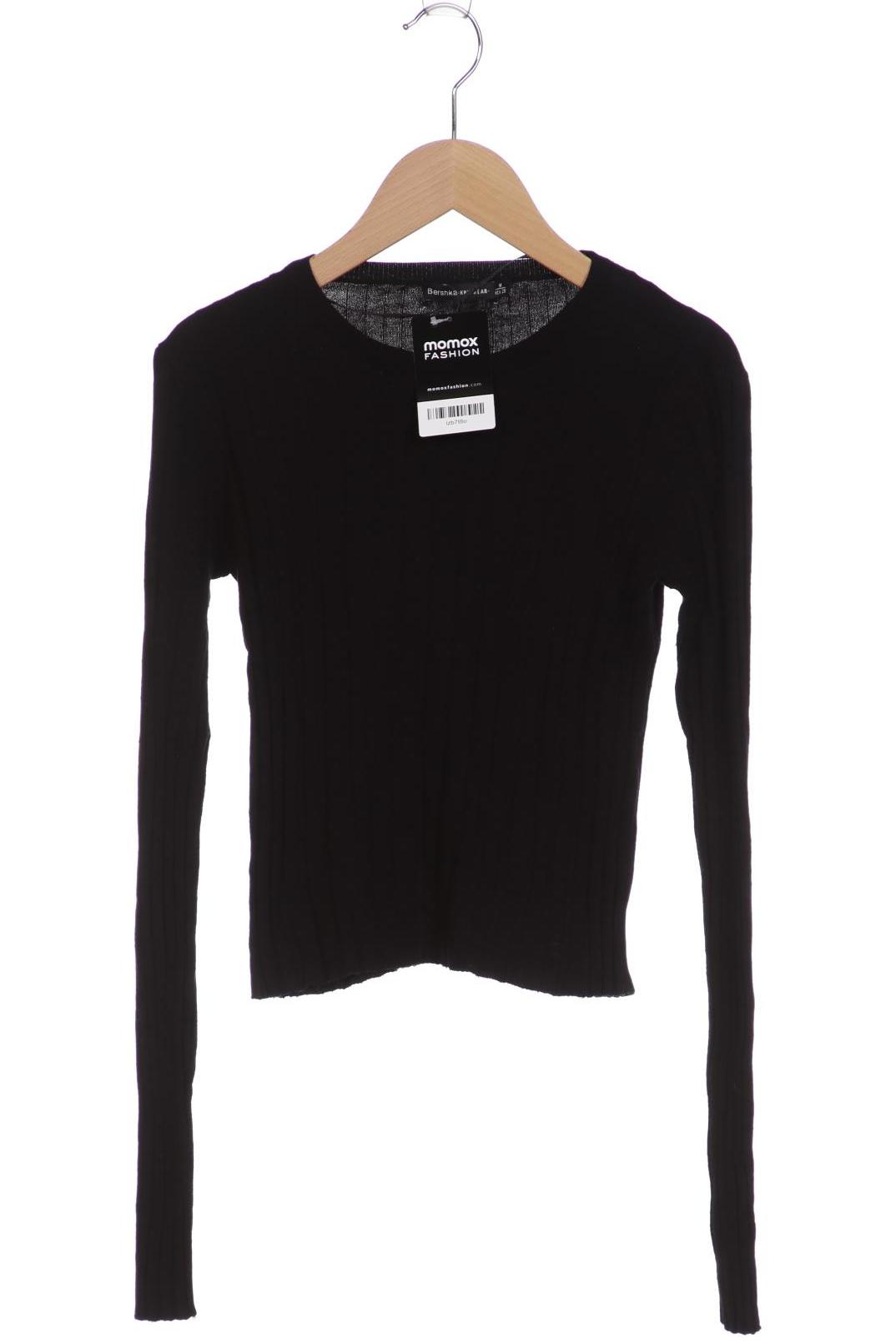

bershka Damen Pullover, schwarz, Gr. 38