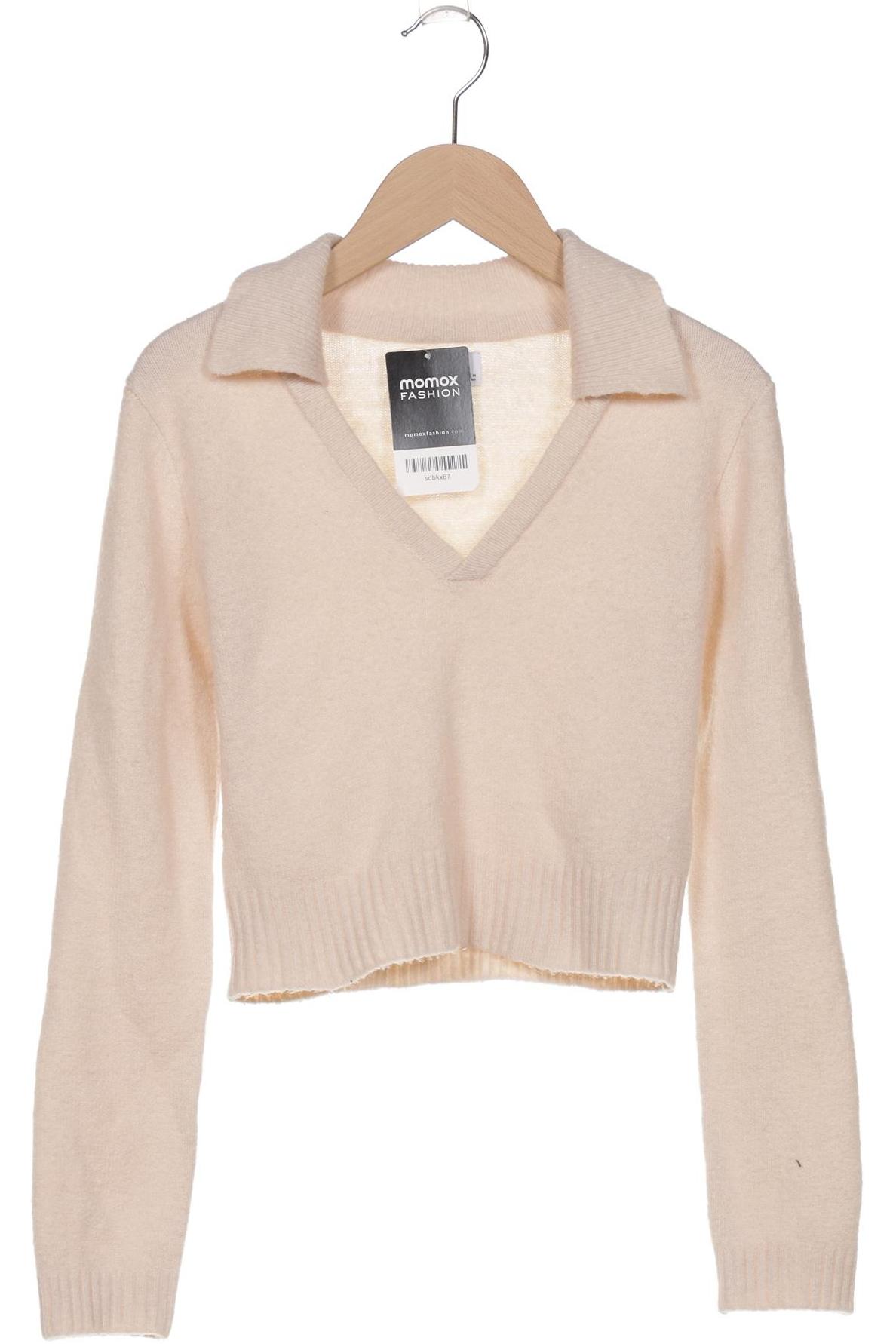 

bershka Damen Pullover, beige, Gr. 34