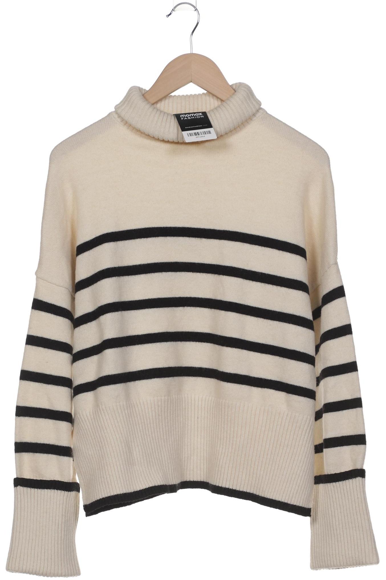 

bershka Damen Pullover, cremeweiß, Gr. 36