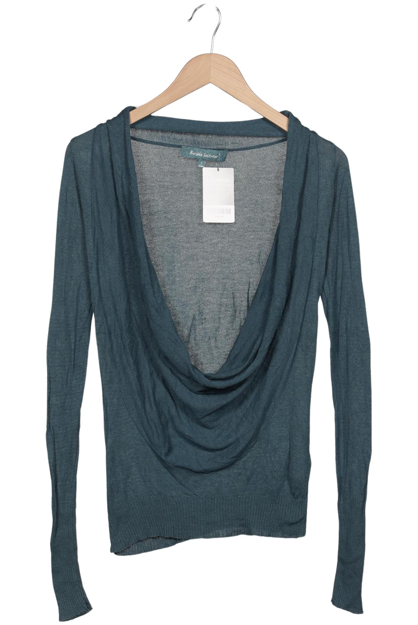 

bershka Damen Pullover, türkis, Gr. 36
