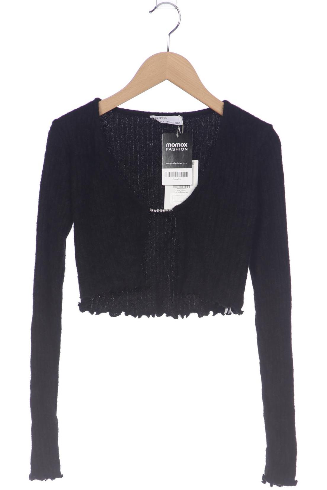 

bershka Damen Pullover, schwarz, Gr. 38