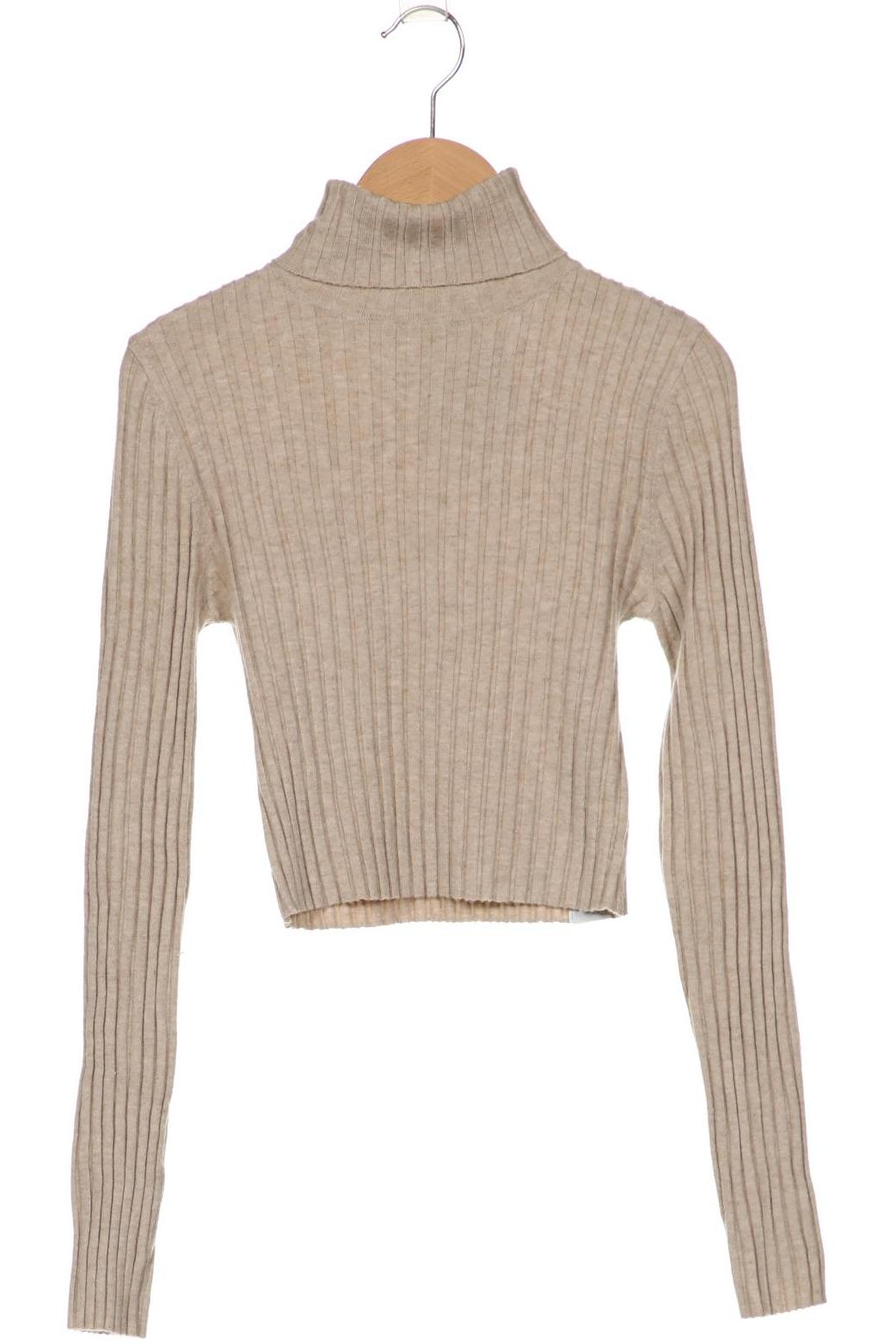 

bershka Damen Pullover, beige, Gr. 36