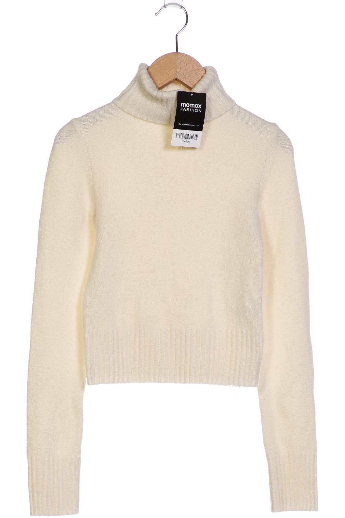 

bershka Damen Pullover, cremeweiß, Gr. 36