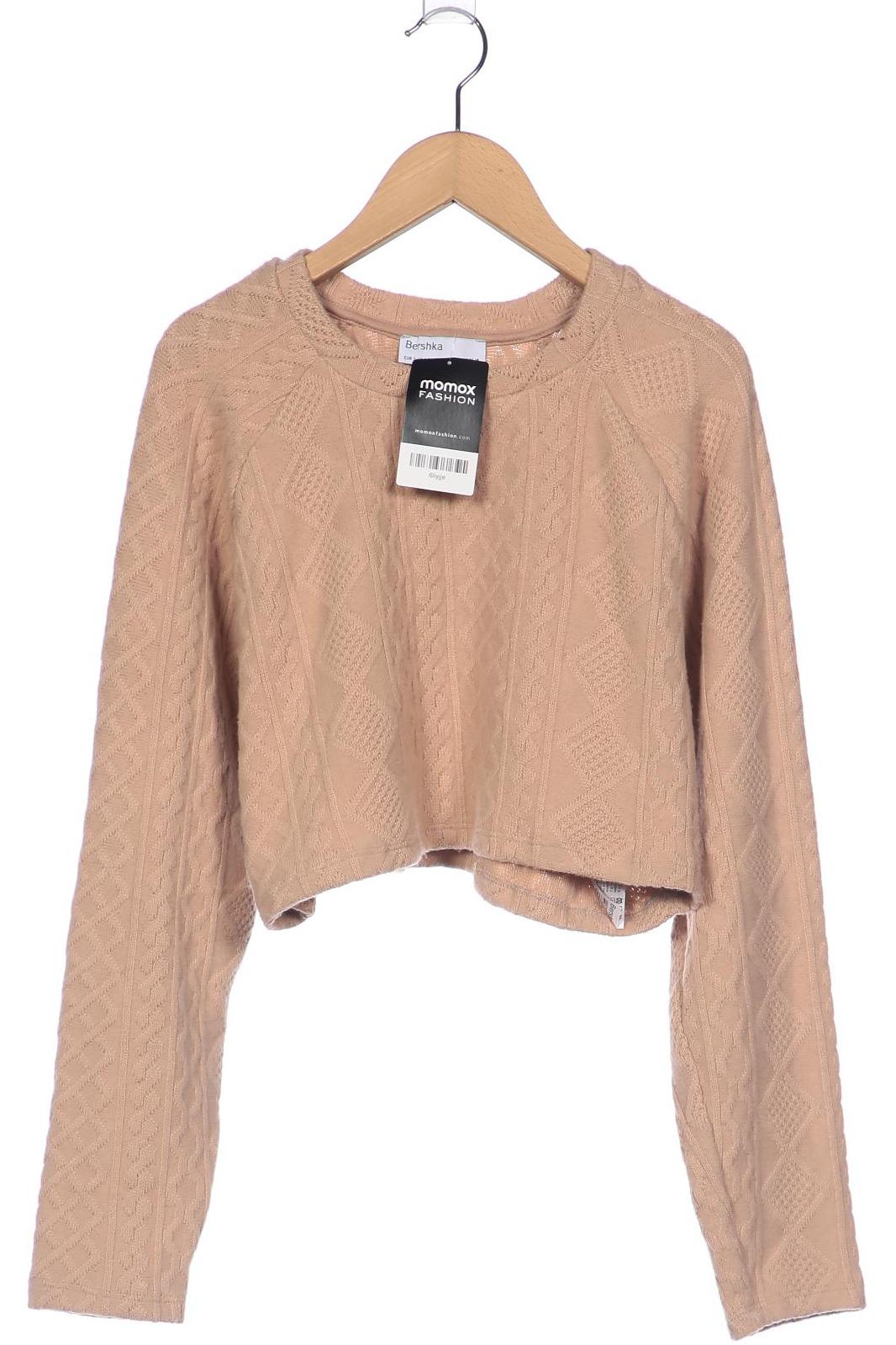 

bershka Damen Pullover, beige, Gr. 36
