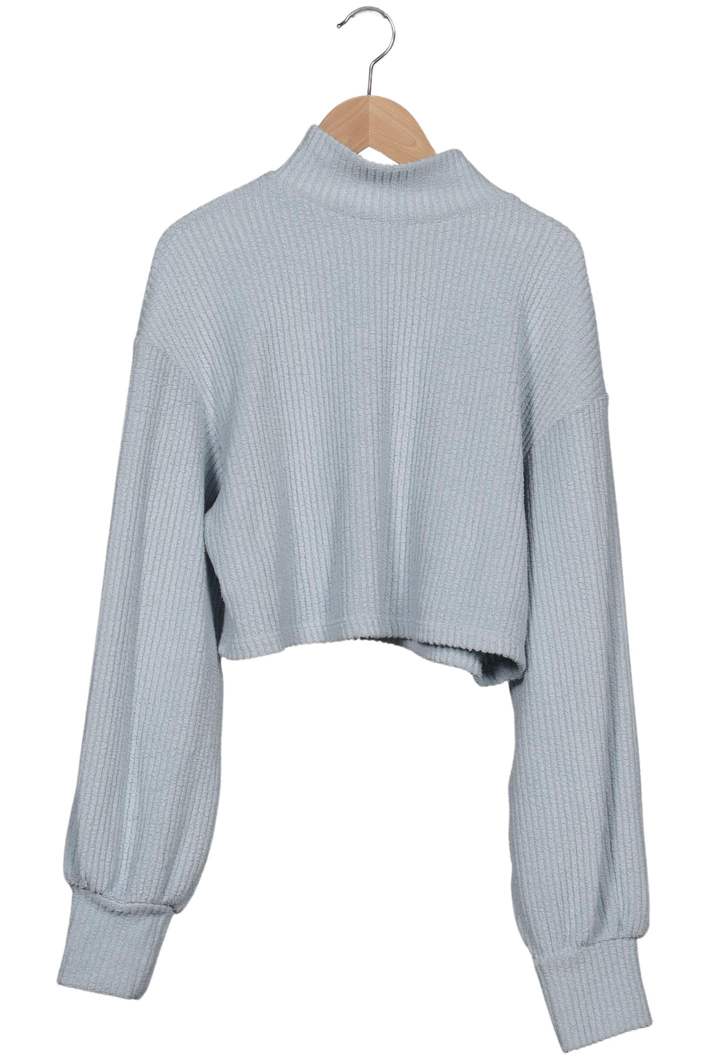 

bershka Damen Pullover, hellblau, Gr. 36