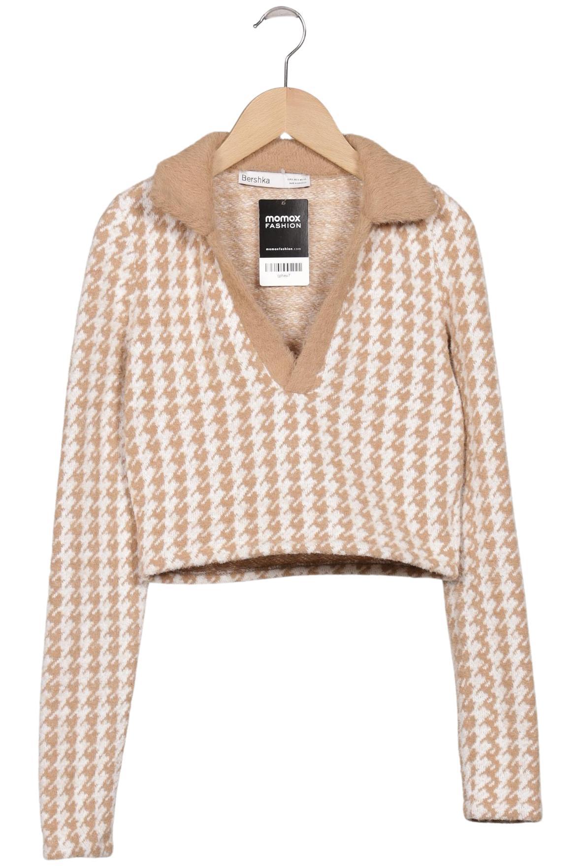 

bershka Damen Pullover, beige, Gr. 36