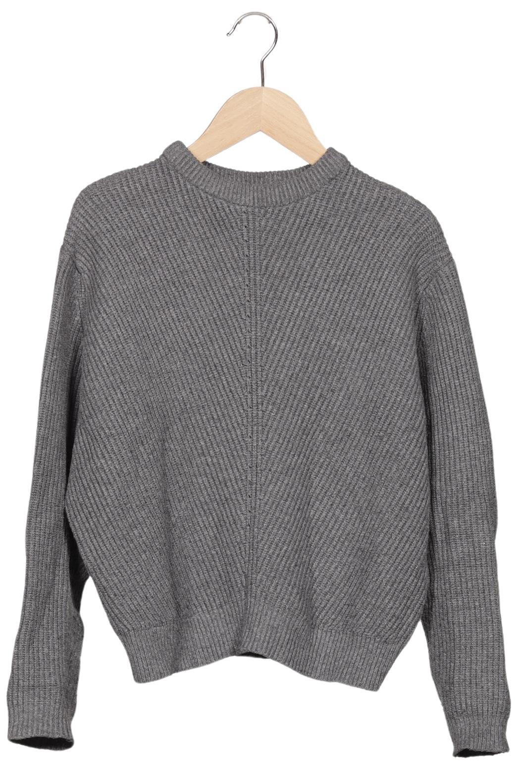 

bershka Damen Pullover, grau, Gr. 34