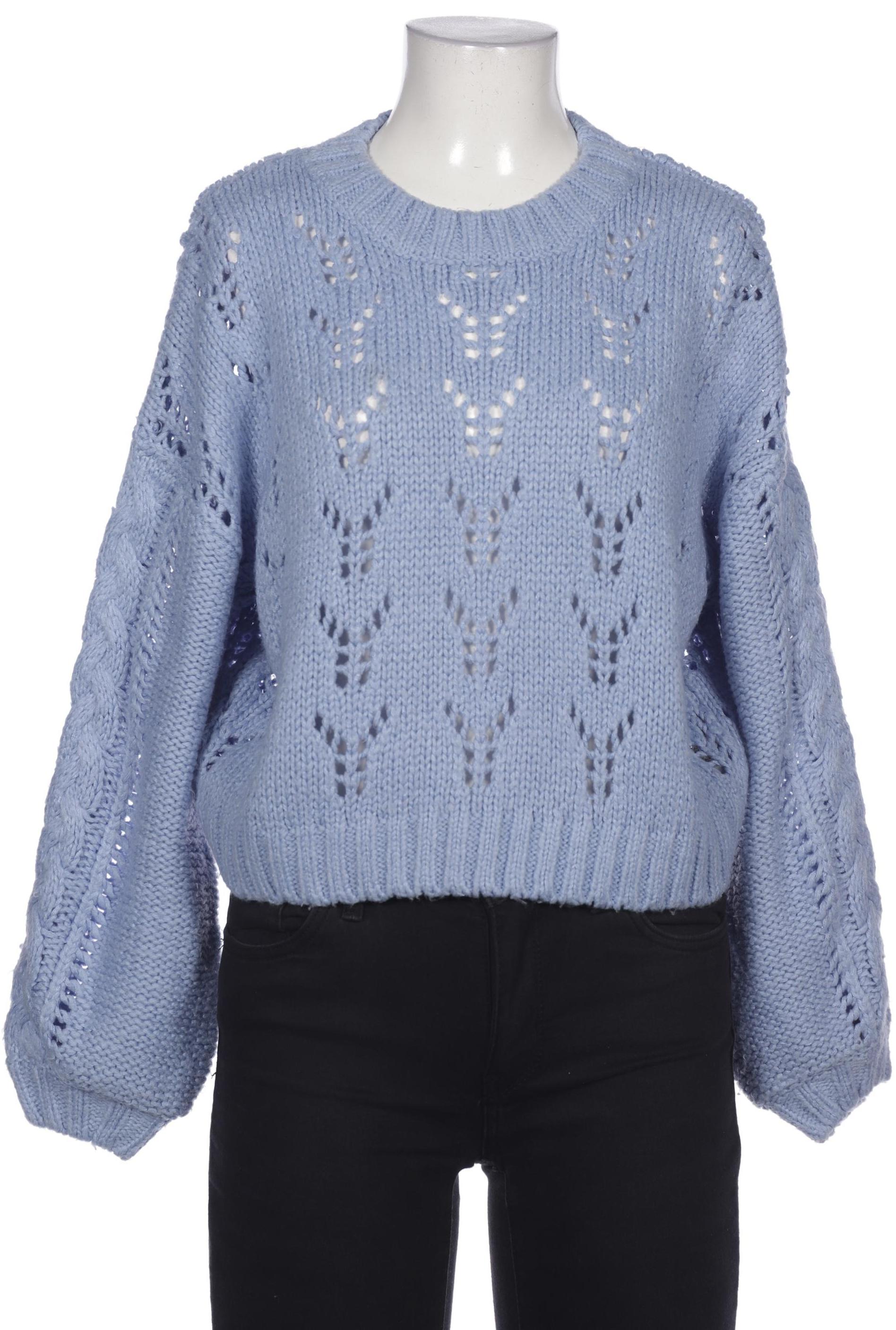 

bershka Damen Pullover, blau