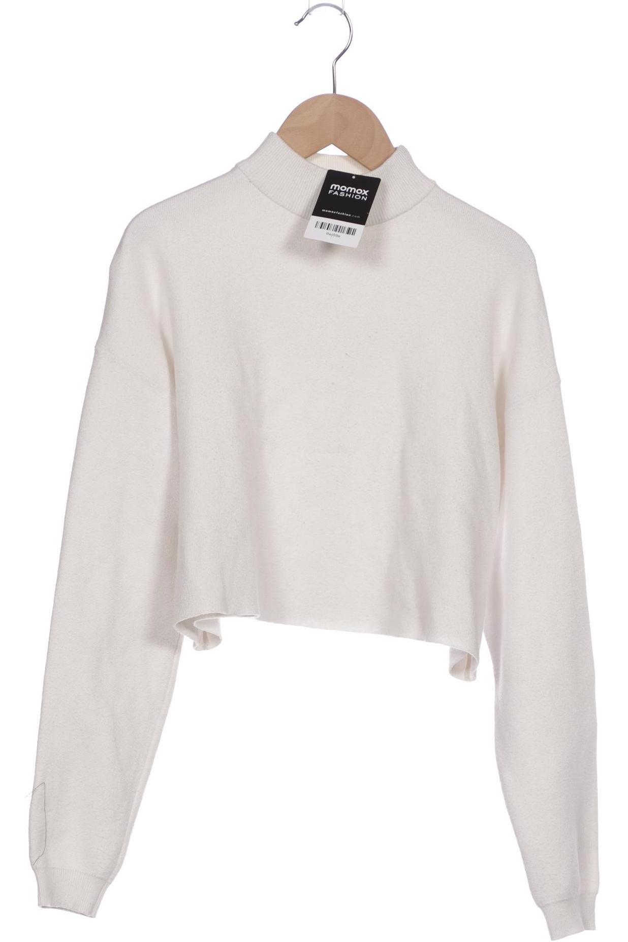 

bershka Damen Pullover, weiß, Gr. 36