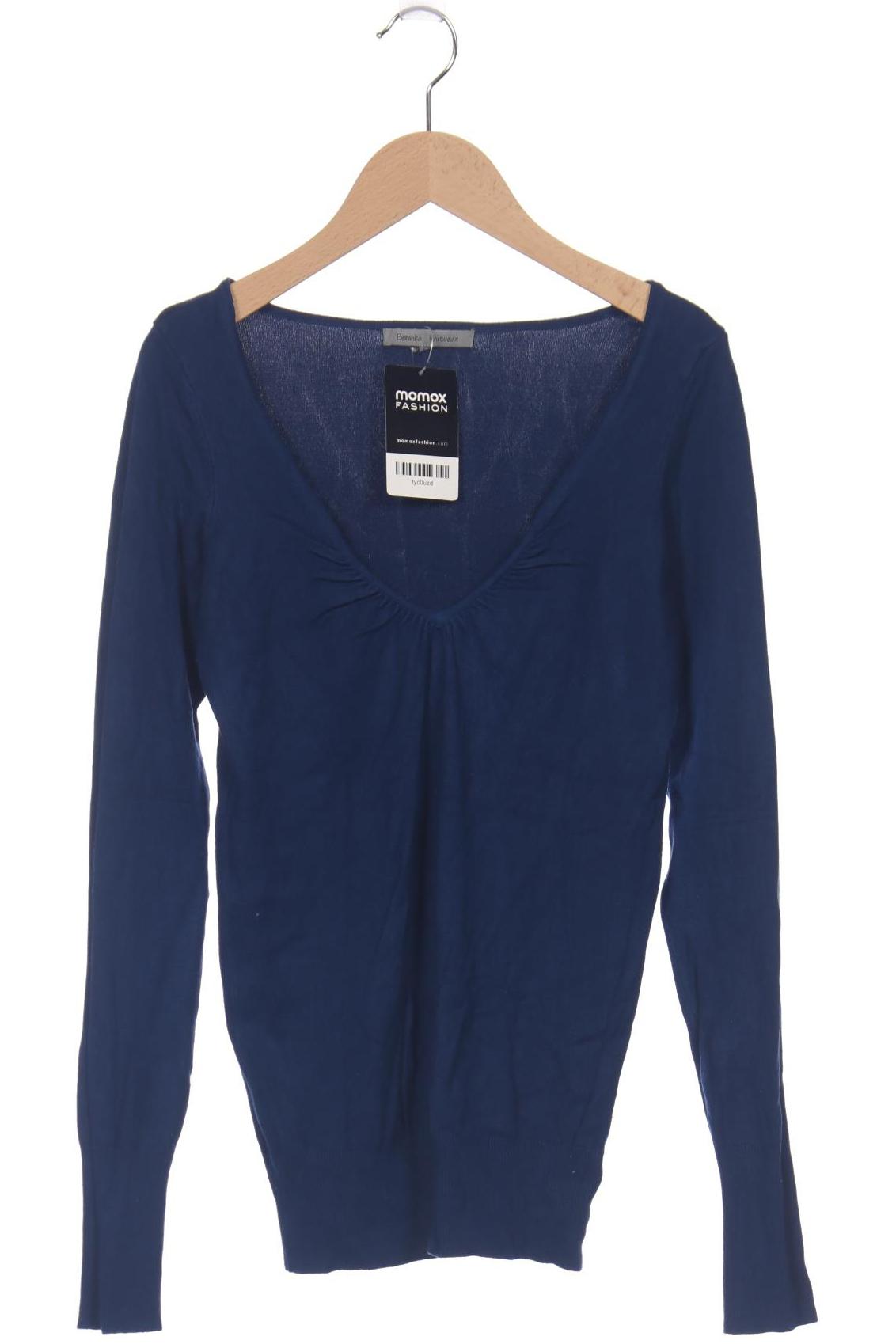 

bershka Damen Pullover, marineblau, Gr. 38