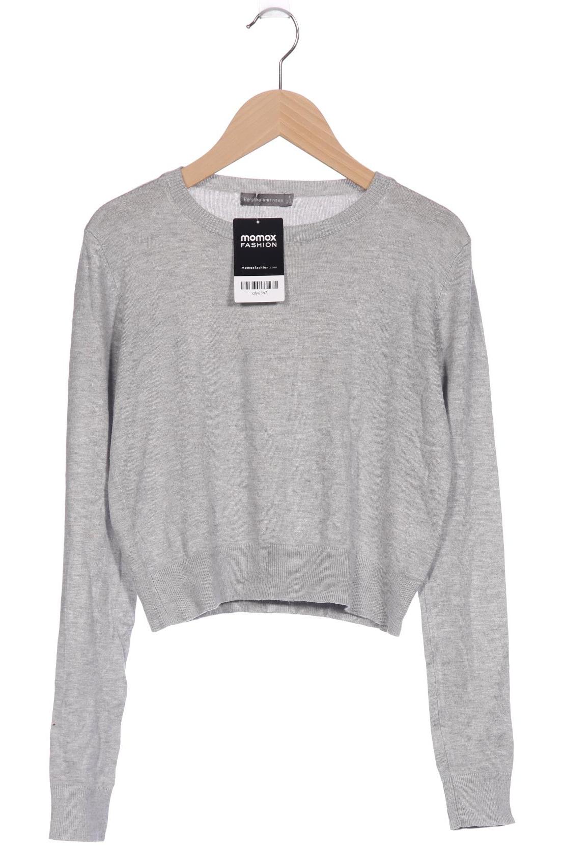 

bershka Damen Pullover, grau, Gr. 38