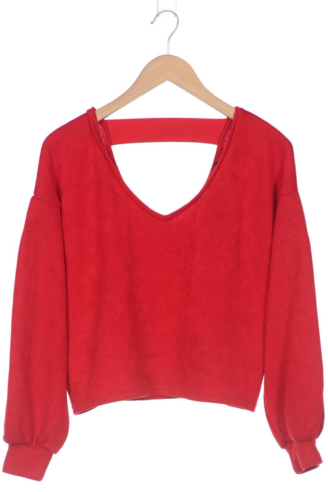 

bershka Damen Pullover, rot, Gr. 42