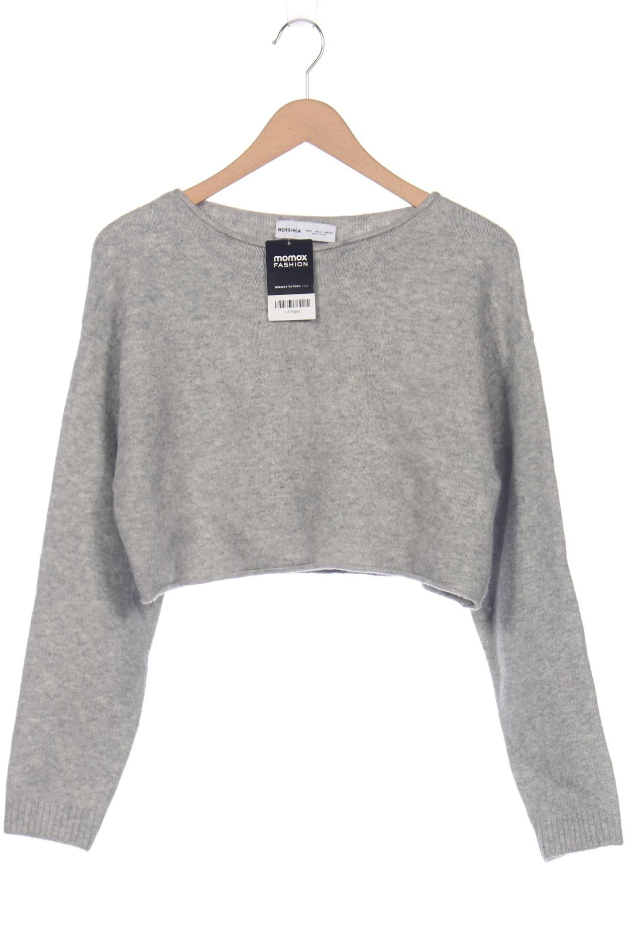 

bershka Damen Pullover, grau, Gr. 36