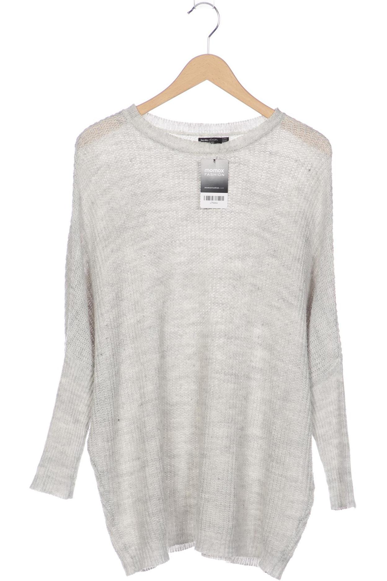 

bershka Damen Pullover, grau