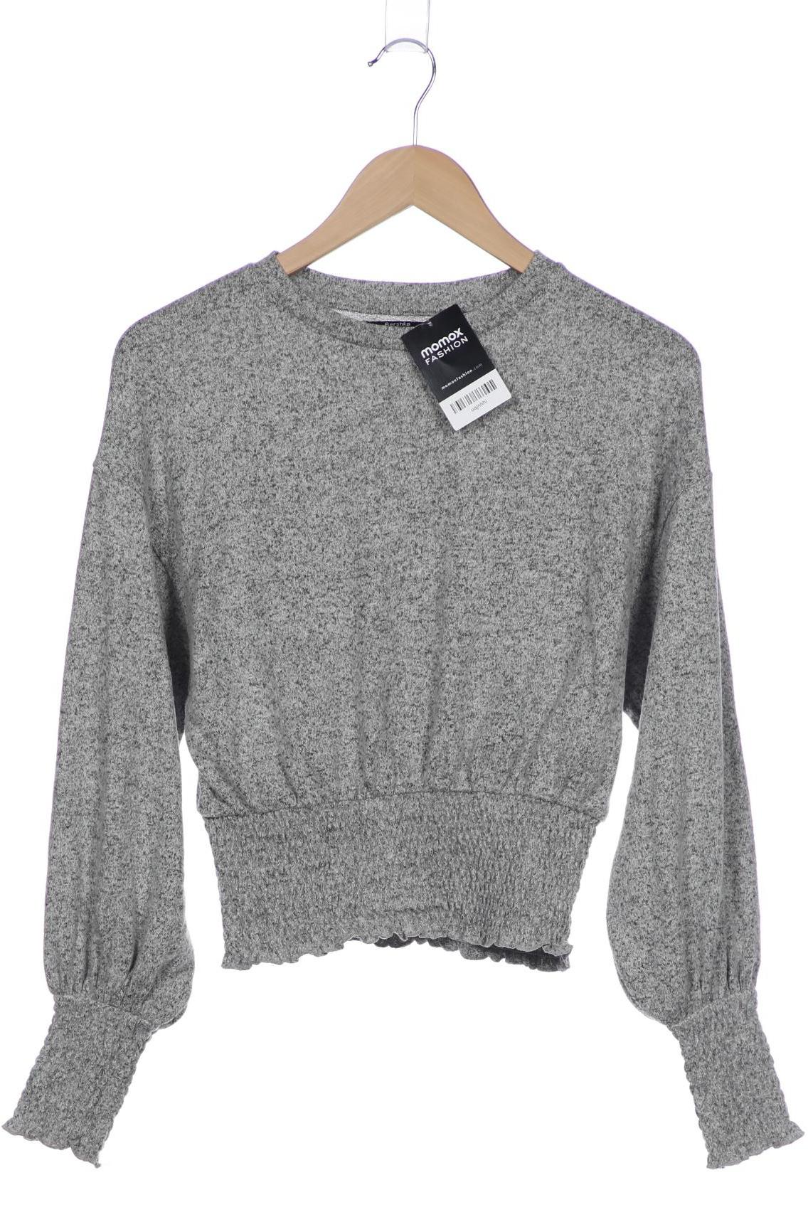 

bershka Damen Pullover, grau, Gr. 34