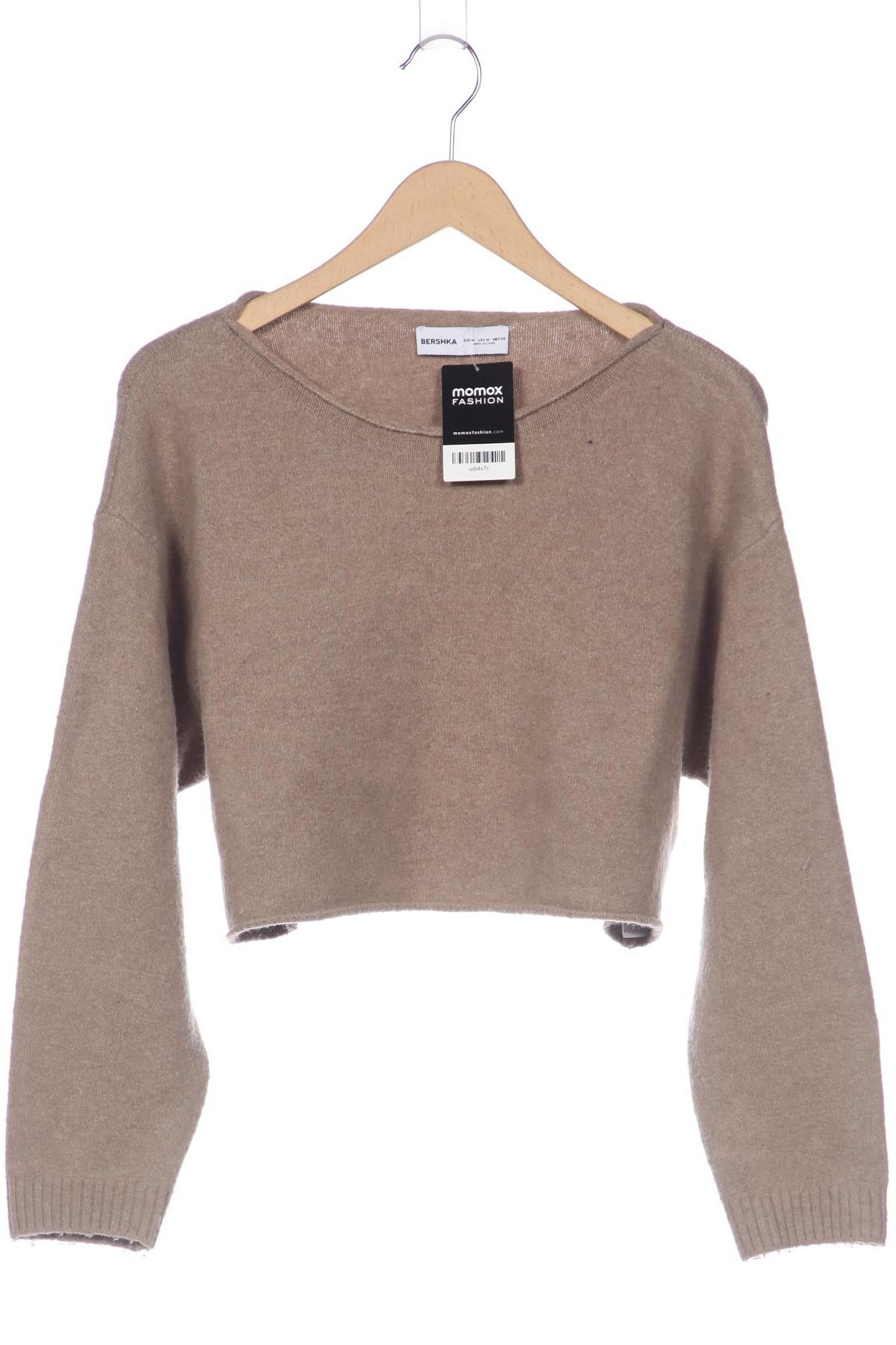 

bershka Damen Pullover, beige, Gr. 38