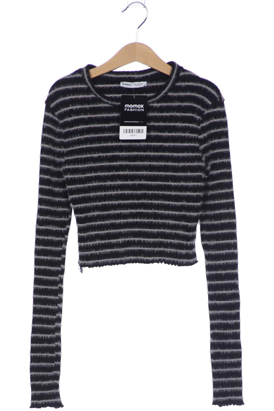 

bershka Damen Pullover, schwarz, Gr. 36